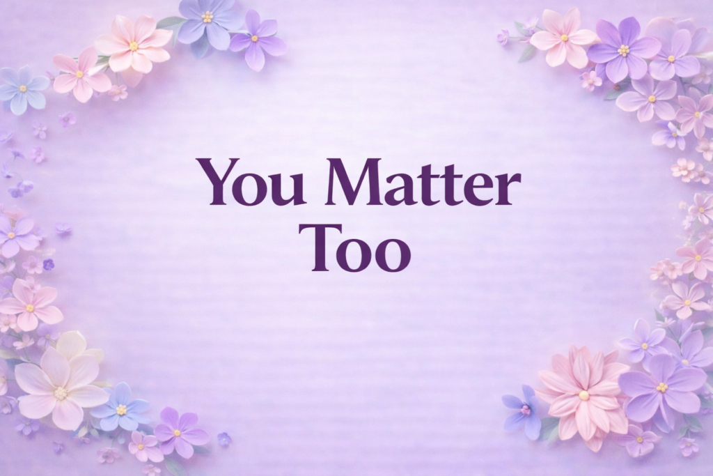 you matter too feature image