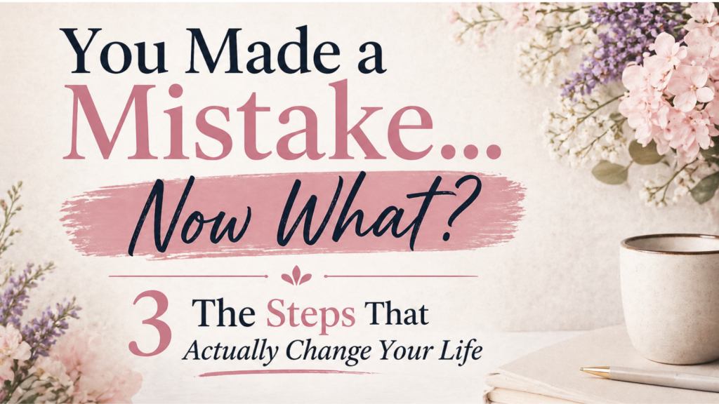 you made a mistake blog feature image